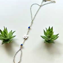 Lola Jewelry Luxury Steel Gold Renk Nazar Boncuklu Yoncalı Şahmeran