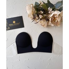 Intive Lingerie Intive Göğüs ve Sırt Dekolte Kıyafetler Için Balenli Hayalet Push-Up Büstiyer Sütyen