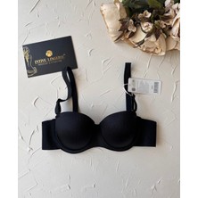 Intive Lingerie Samanta Balenli Desteksiz Lazer Kesim Parlak Kumaşlı Ithal Sütyen -42