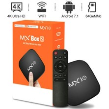 Ozmik MX10 1/8 GB 4K Android Tv Box Medya Oynatıcı Android 7,1