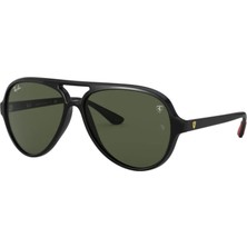 Ray-Ban Ferrari Unısex Kemik Güneş Gözlüğü RB4125M F60131