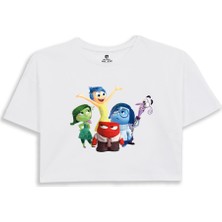 EZ Design Ters Yüz Baskılı Crop Tshirt