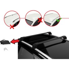 Tunax Seat Leon Cupra St 2013 2014 2015 2016 2017 2018 2019 2020 Yük Taşıma Ara Atkı Cıtası Siyah