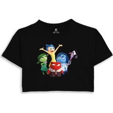 EZ Design Ters Yüz Baskılı Crop Tshirt