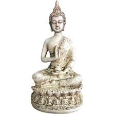 Suitable Meditasyon Tayland Gautama Buda Oturmuş Heykeli Heykel Reçine El Sanatları Ev Dekor (Yurt Dışından)