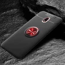 Techno Guru Redmi 8A Ultra Koruma Sağlayan Stant Özellikli Yüzüklü Ravel Silikon Kılıf