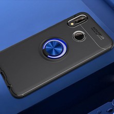 Techno Guru Huawei P20 Lite Ultra Koruma Sağlayan Stant Özellikli Yüzüklü Ravel Silikon Kılıf