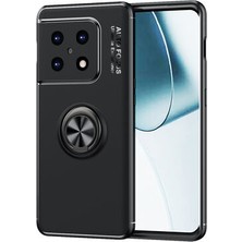 Techno Guru One Plus 10 Pro Ultra Koruma Sağlayan Stant Özellikli Yüzüklü Ravel Silikon Kılıf