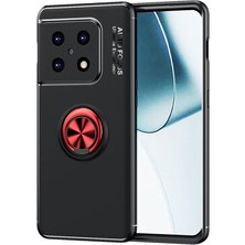 Techno Guru One Plus 10 Pro Ultra Koruma Sağlayan Stant Özellikli Yüzüklü Ravel Silikon Kılıf