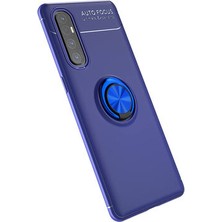 Techno Guru Oppo Reno 3 Pro 5g Ultra Koruma Sağlayan Stant Özellikli Yüzüklü Ravel Silikon Kılıf