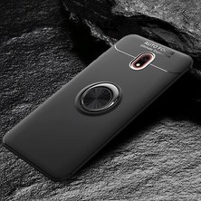 Techno Guru Redmi 8A Ultra Koruma Sağlayan Stant Özellikli Yüzüklü Ravel Silikon Kılıf