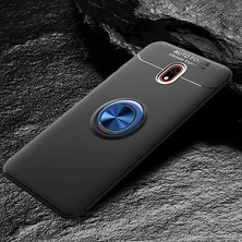 Techno Guru Redmi 8A Ultra Koruma Sağlayan Stant Özellikli Yüzüklü Ravel Silikon Kılıf