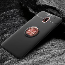 Techno Guru Redmi 8A Ultra Koruma Sağlayan Stant Özellikli Yüzüklü Ravel Silikon Kılıf