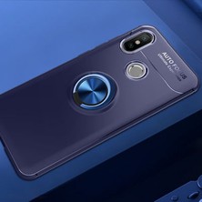 Techno Guru Xiaomi Mi 8 Se Ultra Koruma Sağlayan Stant Özellikli Yüzüklü Ravel Silikon Kılıf