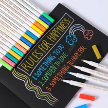 Bangguo Shop B 24 Renk Stili Renkler Akrilik Pastel Marker Kalem Vurgu Kalemleri Albüm Graffiti, Cam, Seramik, Ahşap, Metal, Akrilik Boya Sanat Kalem (Yurt Dışından)