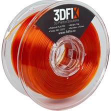 3DFIX Filament PLA PRO Şeffaf Turuncu 1KG 1,75mm