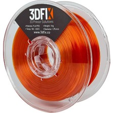 3DFIX Filament PLA PRO Şeffaf Turuncu 1KG 1,75mm