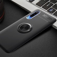 Techno Guru Xiaomi Mi 9 Ultra Koruma Sağlayan Stant Özellikli Yüzüklü Ravel Silikon Kılıf