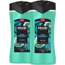 Axe Premium Collection Duş Jeli Aqua Bergamot 3 In 1 Vücut Saç Yüz 300 ml X2