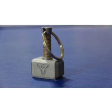 BYD3D Tekno Thor Çekiç Anahtarlık, Thor Mjolnir Anahtarlık