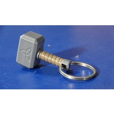 BYD3D Tekno Thor Çekiç Anahtarlık, Thor Mjolnir Anahtarlık