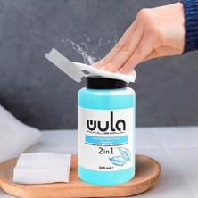 Wula Pompalı Kalıcı Oje Protez Tırnak Temizleyici Cleanser 2 İn 1 200 ml