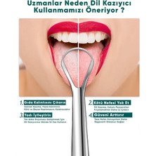 Carnivalland Paslanmaz Çelik Metal Dil Temizleme Aparatı Ayurveda Dil Kazıma Çubuğu Kazıyıcı Sıyırıcı 1 Adet