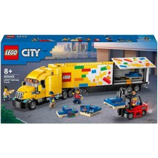 LEGO City Sarı Dağıtım Kamyonu 60440 - 8 Yaş ve Üzeri Çocuklar Için Yaratıcı Oyuncak Yapım Seti (1061 Parça)