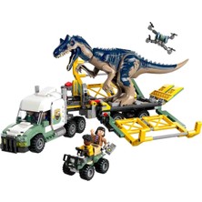 LEGO Jurassic World Dinozor Görevleri: Allosaurus Taşıma Kamyonu 76966 – 8 Yaş ve Üzeri Çocuklar Için Yaratıcı Oyuncak Yapım Seti (588 Parça)