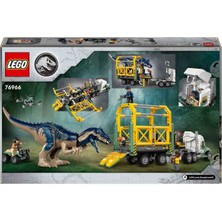 LEGO Jurassic World Dinozor Görevleri: Allosaurus Taşıma Kamyonu 76966 – 8 Yaş ve Üzeri Çocuklar Için Yaratıcı Oyuncak Yapım Seti (588 Parça)