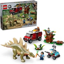 LEGO Jurassic World Dinozor Görevleri: Stegosaurus Keşfi 76965 – 6 Yaş ve Üzeri Çocuklar Için Yaratıcı Oyuncak Dinozor Yapım Seti (420 Parça)