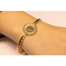 Güler Kuyumculuk  22 Ayar Çeyrek Altınlı  14 Ayar Üçlü Burma Kelepçe  Bilezik