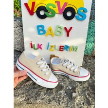 VOSVOSBABY Krem Keten Sneaker