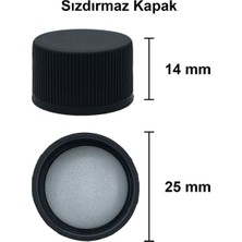 Afracam 100 ml Şeffaf Standart Sos Şişesi Sızdırmaz Kapaklı 100 cc Sosluk Cam Şişe 1 Adet