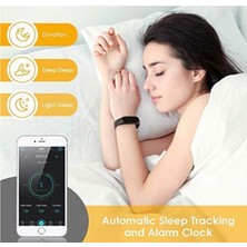 Qasul M3 Akıllı Saat Bileklik Nabız Tansiyon Ölçer Adım Sayar  Tüm Android ve IPhone Telefonlar Ile Bağlantı Kurulabilir