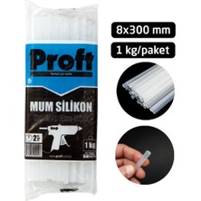 Proft Mum Silikon Şeffaf İnce 7.4 x 300 mm (1 Kglık Paket)