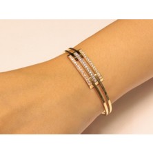 Güler Kuyumculuk 14 Ayar Altın Kaburga Kelepçe Bilezik