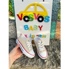 VOSVOSBABY Krem Keten Sneaker