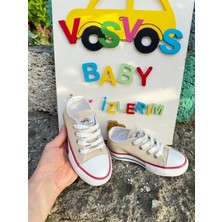 VOSVOSBABY Krem Keten Sneaker