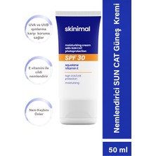 Skinimal Sun Cat Güneş Koruyuculu Nemlendirici Krem Spf 30 50 ml