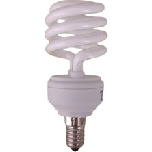 Uzlight 12W Spiral Tasarruflu Ampul Sarı Işık E14 İNCE DUY 10'lu Paket