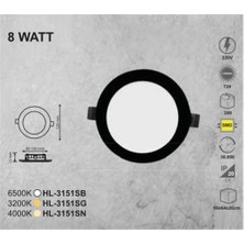 Alles Heroled 8W Slım Backlıght LED Panel HL-3151G