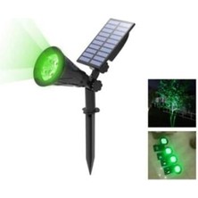 Alles 7W Yeşil Kazıklı LED Solar Bahçe Çim Armatür