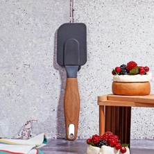 Kosova 751 Wooden Desen Silikon Spatula