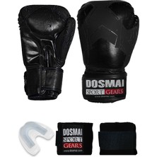 Dosmai Lykia Boks Eldiveni Suni Deri Malzemeden Ergonomik Tasarım ile Boks İçin Set