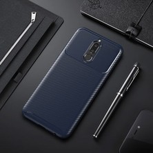 Techno Guru Huawei Mate 10 Lite Gofret Desenli Ultra Koruma Sağlayan Negro Silikon Kılıf