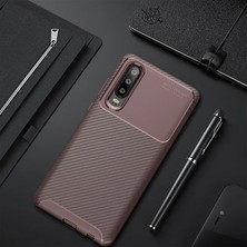 Techno Guru Huawei P30 Gofret Desenli Ultra Koruma Sağlayan Negro Silikon Kılıf