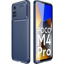 Techno Guru Poco M4 Pro 4g Gofret Desenli Ultra Koruma Sağlayan Negro Silikon Kılıf