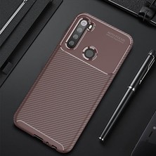 Techno Guru Redmi Note 8 Gofret Desenli Ultra Koruma Sağlayan Negro Silikon Kılıf