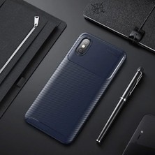 Techno Guru Xiaomi Mi 8 Pro Gofret Desenli Ultra Koruma Sağlayan Negro Silikon Kılıf